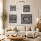 iwa concept 4 Quls Kufic Wooden Islamic Wall Art Set - Image 4