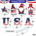 KatchOn 4th of July Yard Signs with Stakes, Pack of 8 - Image 4