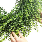 26''Large Artificial Boxwood Wreath for Front Door, All Year Round Greenery Wreath Home Decor Artificial Spring Summer Greenery Hanging for Wall Farmhouse Wedding Indoor Outdoor Decor(Include Ribbon) - Image 4