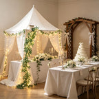 Green Vines Garland with Lights 96 LED Battery Operated with Timer Faux Willow Leaves Twig with Lights Greenery Garlands Decortions for Mantel Fireplace Table Wall Patio Wedding Holiday Home Decor - Image 6