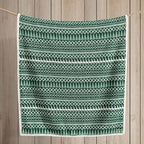 Eddie Bauer - Throw Blanket, Ultra-Soft Plush Bedding with Faux Shearling Reverse, Blanket for Couch & Bed (Alpine Fair Isle Green, 50" x 60") - Image 3