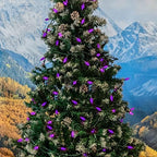 Novelty Lights 24FT 70 LED C6 Purple Christmas Outdoor String Lights - Image 4