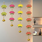 Divyakosh Wall Hangings For Home Decoration,|4 Latkans|Perfect For Wall Décor,Temple,Pooja Background Decoration. Vrat Mahalaxmi Decoration,Lotus Ganpati Decor And Living Room Decor|,66 Cm - Image 2