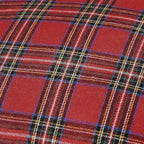 4TH Emotion Set of 2 Christmas Scottish Tartan Plaid Throw Pillow Covers Cushion Case Polyester for Farmhouse Home Decor Red and Green, 20 x 20 Inches - Image 2