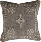 Indian Cotton Cushion Cover Sabra Kilim Pillow Cover Designer Decorative Sofa 18x18 Inche Handwoven Cushion Case for Farmhouse Home Decor Spring Decorative Pillow (Pattern 25) by Unknown