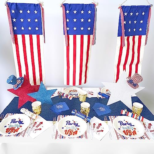 6 Pack Navy Blue Burlap Table Runner Roll Farmhouse Table Linens - Image 6