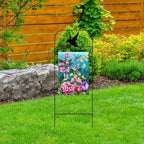 Briarwood Lane Wrought Iron Hummingbird Garden Flag Arbor 41x15 Garden Flag Decorative Arbor - Image 2
