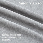 Amor Virisso Fringe Throw Pillow Covers 20x20 Set of 2 Boho Neutral Farmhouse Decorative Pillow Covers with Tassels for Couch Sofa Bed, Light Grey - Image 4