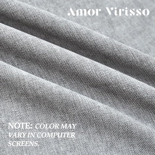 Amor Virisso Fringe Throw Pillow Covers 20x20 Set of 2 Boho Neutral Farmhouse Decorative Pillow Covers with Tassels for Couch Sofa Bed, Light Grey - Image 4