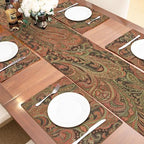 Loom and Mill Vintage Paisley Jacquard Table Runner 13x90 inch, Multi Color - Image 4