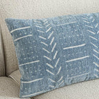 BlissBlush Coastal Blue Decorative Throw Pillow Covers 20x20 Set of 2, Soft Woven Chenille Accent Pillow Covers for Couch Sofa Bed, Textured Farmhouse Cushion Covers for Living Room - Image 4