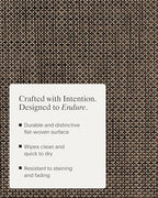 Chilewich Basketweave Placemats, Woven Round Placemats Set of 4 - Image 3