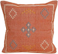 Indian Cotton Cushion Cover Sabra Kilim Pillow Cover Designer Decorative Sofa 18x18 Inche Handwoven Cushion Case for Farmhouse Home Decor Spring Decorative Pillow (Pattern 8) by Unknown