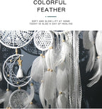 5 Pack Moon Phase Dreamcatcher Set Boho Wall Decor, Boho Macrame Wall Hanging Dream Catchers, for Home, Bedroom, Living Room, Witchy Gifts (Camel) - Image 7