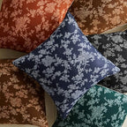 100% Cotton French Pastoral Throw Pillow Covers Set of 2, 24x24 Inch Background/Green Farmhouse Decorative Cushion Covers for Sofa Bed Living Room Home Decor - Image 5