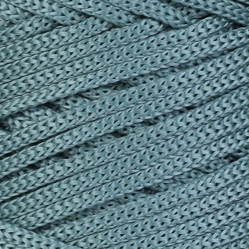 Makromecity, 2 Skeins of Polyester Macrame Cord 3mm x 131 Yards (394 feet) 3mm Polypropylene Crepe Green Macrame Cord Crochet Macrame Bag Cord Crafts for Wall Hangings, Bags, Underplate, Rug… - Image 2