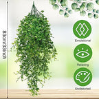 Hoteam 12 Pcs Artificial Hanging Greenery Plants, Ivy - Image 2