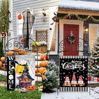 Set of 10 Gnome Seasonal Garden Flags, Double Sided 28 x 40 Inch Yard Flags - Image 6