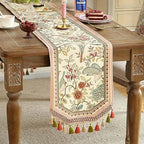 Patdrea Designer Vintage French Velvet Table Runner,12"X102"-Cullom - Image 2