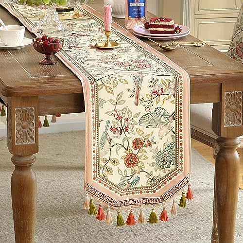 Patdrea Designer Vintage French Velvet Table Runner,12"X63"-Cullom - Image 2