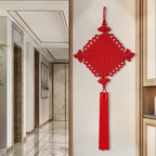 Chinese Knot Pendant Living Room Decoration, Red Blessing Character, Large, Hanging Ornaments 14x40inchs by Unknown