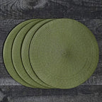 Now Designs Disko Round Placemats, Disko Fir, Set of 4 - Image 5