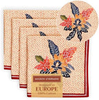 Maison d' Hermine Cloth Napkins Set of 4 Reusable 100% Cotton (20" x 20") by MaisondHermine