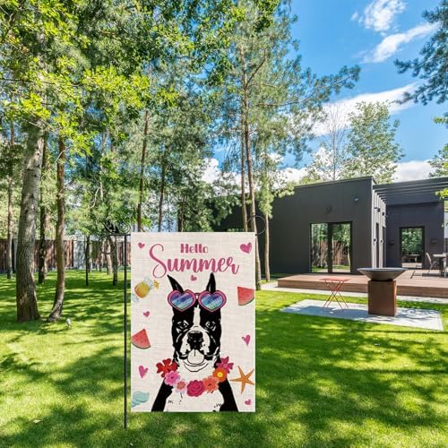 Seasonal Garden Flags Boxer Double Sided Flags Set of 11 Holiday Farmhouse Indoor Outdoor Yard Lawn Christmas Gifts Decorations 12.5x18 Inch - Image 6
