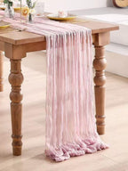 20Pack Light Pink Cheesecloth Table Runner 20x120inch Gauze Table Runners - Image 3