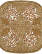 Elegant Decorative Beaded Table Runner 13x36 Inch - Embroidery Glitz Runner for Dining Table Décor, Wedding, Easter, Farmhouse, Living Room, Holiday & New Year Celebrations - Gold - Image 7