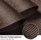 FunWheat Round Braided Placemats Set of 12 Place Mats for Dining Table Woven Washable Non-Slip Table Mats 15 Inch(Brown,12pcs) - Image 3