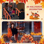 Tigeen 12 Pcs Fall Leaf Garland, 5.7 ft Autumn Maple Leaf Decorations - Image 6