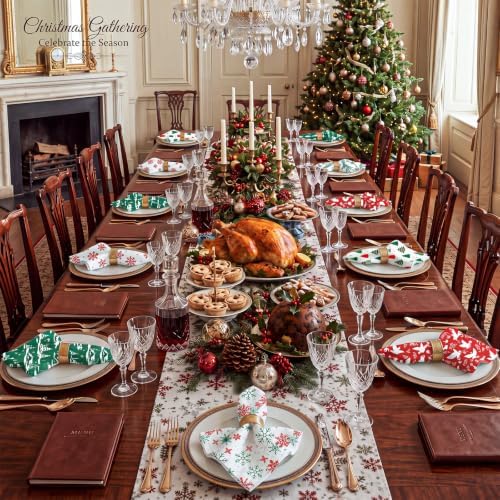 Mixweer 24 Pack Christmas Cloth Napkins Bulk, 15 x 15 Inch Square - Image 4