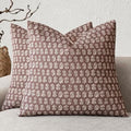 Foindtower Decorative Floral Print Throw Pillow Covers 24×24 Inch,Wine Red by Foindtower