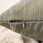 MIULEE Pack of 2 Decorative Burlap Linen Throw Pillow Covers Modern Farmhouse Pillowcases Rustic Woven Textured Cushion Cover for Sofa Couch Bed 24x24 Inch Khaki - Image 3