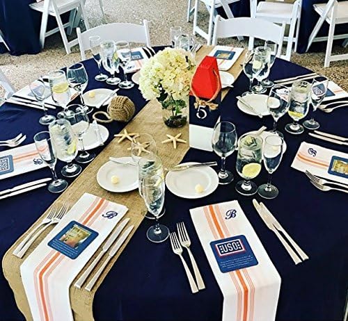 Burlap Table Runner 12" x 120" (3-Pack) Natural 3-Ply Finished Sewn Edges | Wedding Baby Shower Party Holiday | Made in USA - Image 2