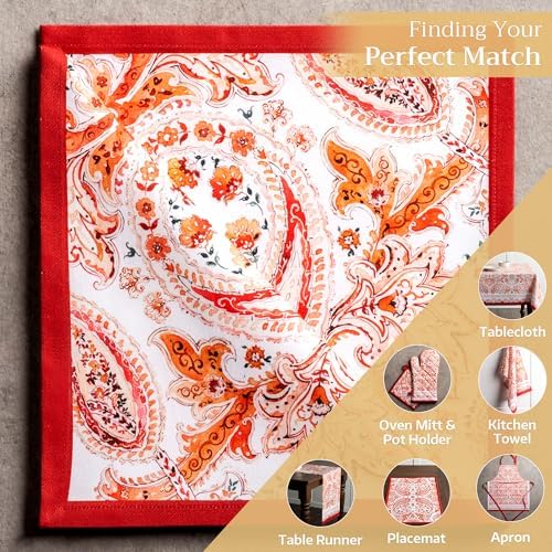 Maison d' Hermine Cloth Napkins Set of 4 Reusable 100% Cotton (20" x 20") - Image 5