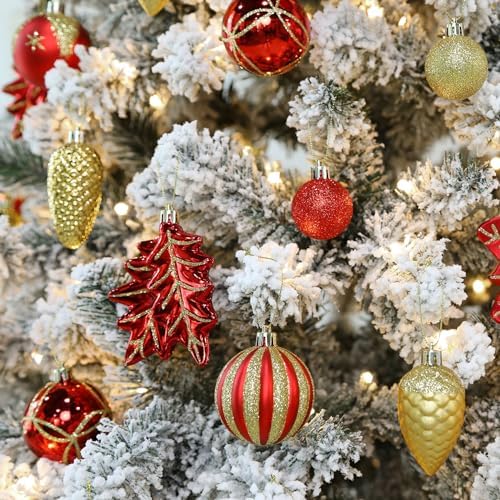 SHareconn 106 PCS Christmas Ball Ornaments for Christmas Tree Decorations - Image 4