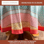 Maison d' Hermine Table Cloth Round Table Reusable 100% Cotton 63" Diameter - Image 2