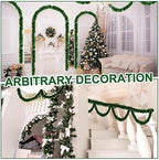 4 Pack Christmas Garland Green 262 ft Artificial Pine - Image 5