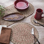 Park Designs Spice Bin Placemat Set of 4, Ginger Braided - Image 5