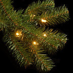 National Tree Company 24in Pre-Lit North Valley Spruce Christmas Wreath - Image 2