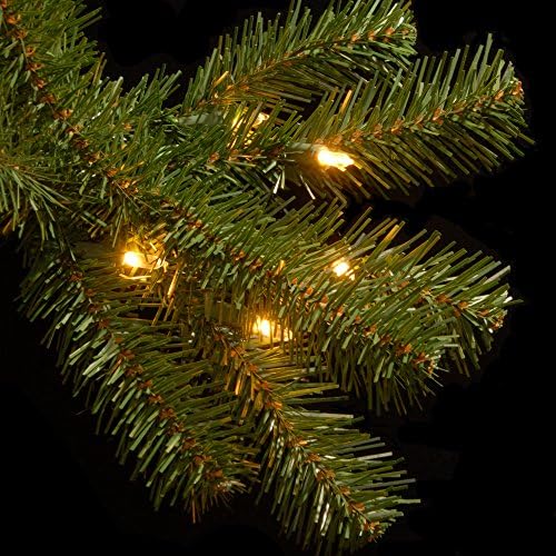 National Tree Company 24in Pre-Lit North Valley Spruce Christmas Wreath - Image 2
