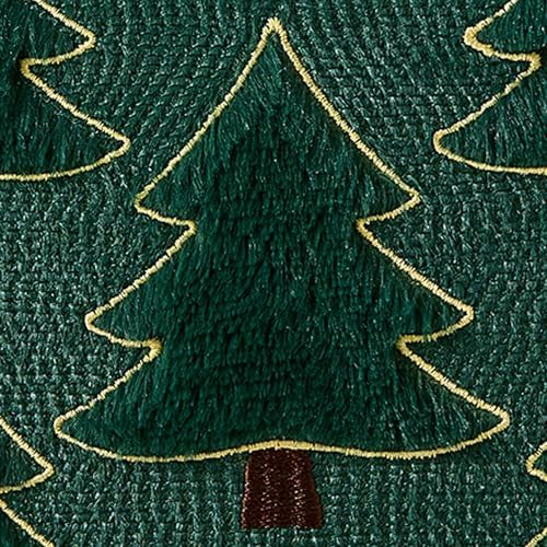 Allorry Christmas Pillow Covers 20x20 inch Set of 2 Christmas Decorations Soft Plush Faux Fur Wool Green Christmas Tree Throw Pillow Cases Winter Holiday Decor for Sofa Living Room PT-012A20 - Image 3
