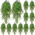 Hoteam 12 Pcs Artificial Hanging Greenery Plants, Ivy by Hoteam