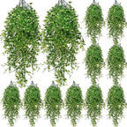 Hoteam 12 Pcs Artificial Hanging Greenery Plants, Ivy by Hoteam