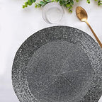 Lightnpro Handmade Beaded Placemats Set of 4 – 13 Inch Round Mercury Silver, Handcrafted Artisan Table Accessories, Elegant Farmhouse Dining Table Décor for Special Occasions & Gatherings - Image 4