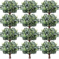 Janinka 60 Pcs Artificial Seeded Eucalyptus Stems Mixed Greenery by Janinka
