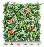 Greenery Wall Panels, 20"x20" 16PCS UV Protected Fake Grass Backdrop Privacy Fence Screen, Artificial Hedges for Outdoors Indoors Green Decor by EverNature
