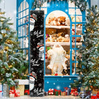 Winter Porch Sign 47" Let It Snow Snowman Front Porch Decor - Image 5